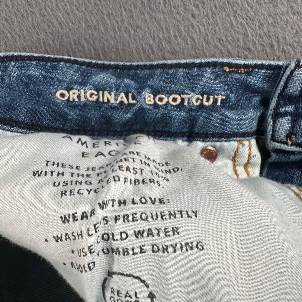 American Eagle Outfitters Original Bootcut Jeans Mens 30x32 Airflex+ Denim - Picture 7 of 16